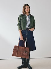 Tan Brown Large Charm Shoulder Bag - Image 2 of 13