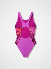 Speedo Purple Hyperboom Splice Muscleback Swimsuit - Image 2 of 2