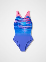 Speedo Splashback Badedragt med Tryk - Billede 1 af 2
