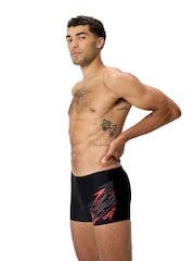 Speedo Black Medley Logo Aqua Shorts - Image 3 of 12