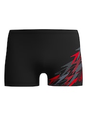 Speedo Black Medley Logo Aqua Shorts - Image 5 of 12