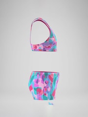 Speedo Pink Print Racerback Bikini Set - Image 2 of 6