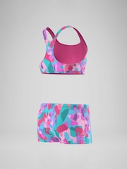 Speedo Pink Print Racerback Bikini Set - Image 4 of 6