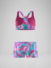 Speedo Pink Print Racerback Bikini Set - Image 5 of 6