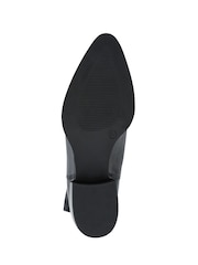 Jones Bootmaker Black Kori Leather Blocked-Heeled Chelsea Boots - Image 5 of 5