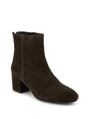 Jones Bootmaker Brown Kylee Smart Leather Zip Up Ankle Boots - Image 2 of 5