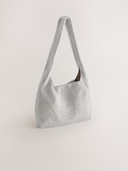 Silver Sparkle Shoulder Bag - Image 1 of 5