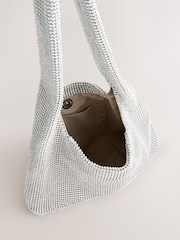 Silver Sparkle Shoulder Bag - Image 3 of 5