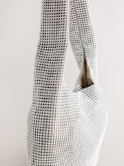 Silver Sparkle Shoulder Bag - Image 4 of 5
