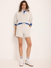 לבן - מכנסיים קצרים Mint Velvet מבד רך במיוחד - תמונה 6 מתוך 8