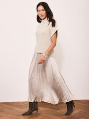 Mint Velvet Wool Blend Layered Maxi Dress - 8의 이미지 1