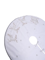 Widdop Reindeer Hand Embellished Christmas Tree Skirt - Image 2 of 2