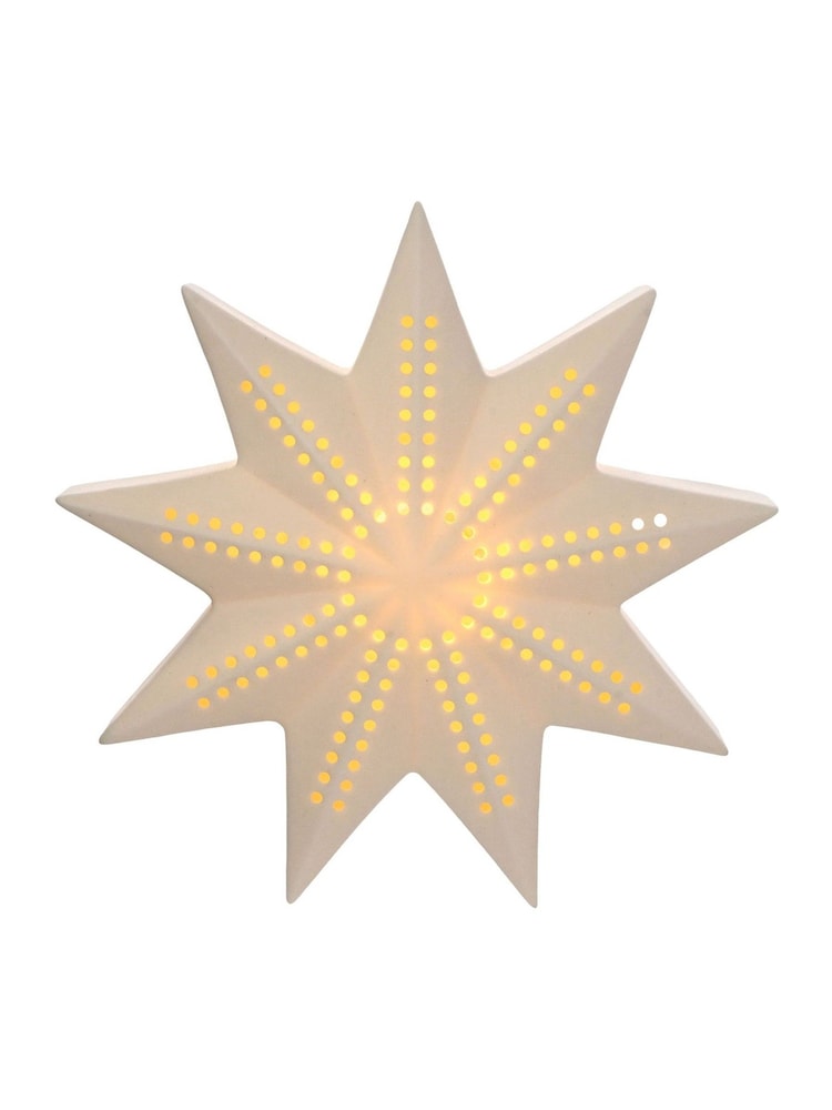 Widdop Ceramic LED Light Up Star - Image 1 of 3