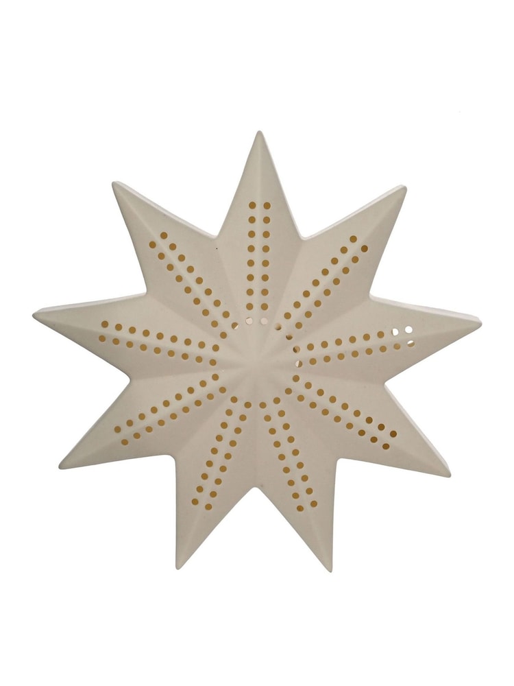 Widdop Ceramic LED Light Up Star - Image 3 of 3