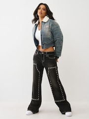 سترة دنيم منفوخة من True Religion - صورة 4 من 6