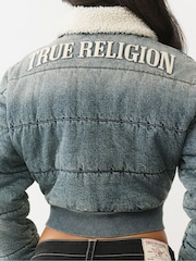 سترة دنيم منفوخة من True Religion - صورة 6 من 6