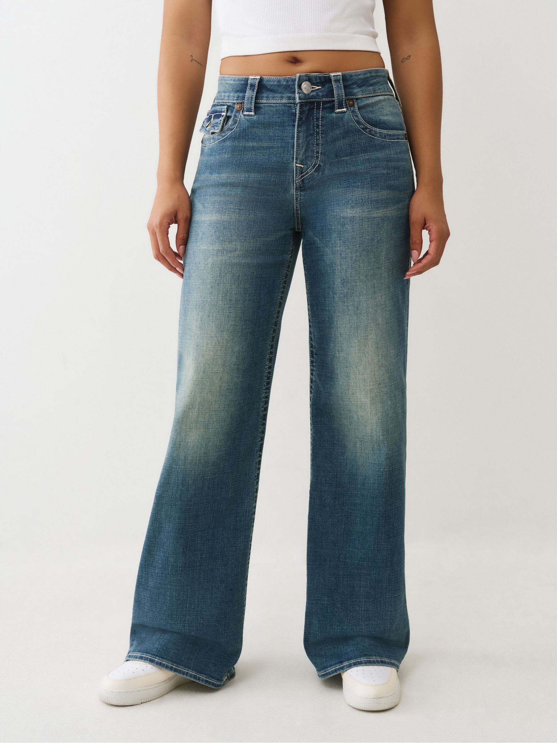 Comprar Calça jeans True Religion Bobbi Baggy Flap from Next Brazil