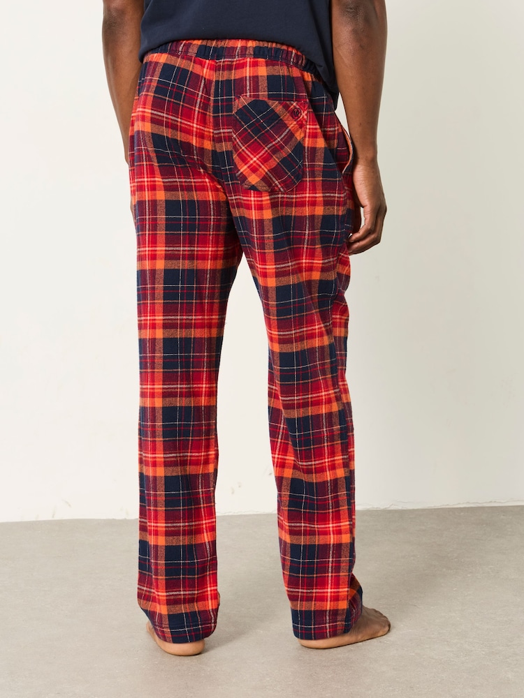 FatFace Melby Red Check Pyjama Bottom - Image 2 of 6