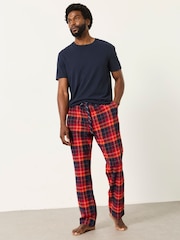 FatFace Melby Red Check Pyjama Bottom - Image 3 of 6