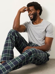 FatFace Kelty Green Check Pyjama Bottom - Image 5 of 6