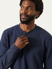 marine - Haut de pyjama Henley FatFace - Image 3 de 8