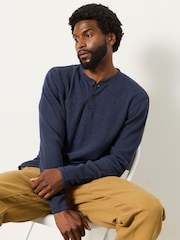 marine - Haut de pyjama Henley FatFace - Image 6 de 8
