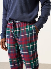 FatFace Moray Burgundy Red Check Pyjama Bottom - Image 3 of 6