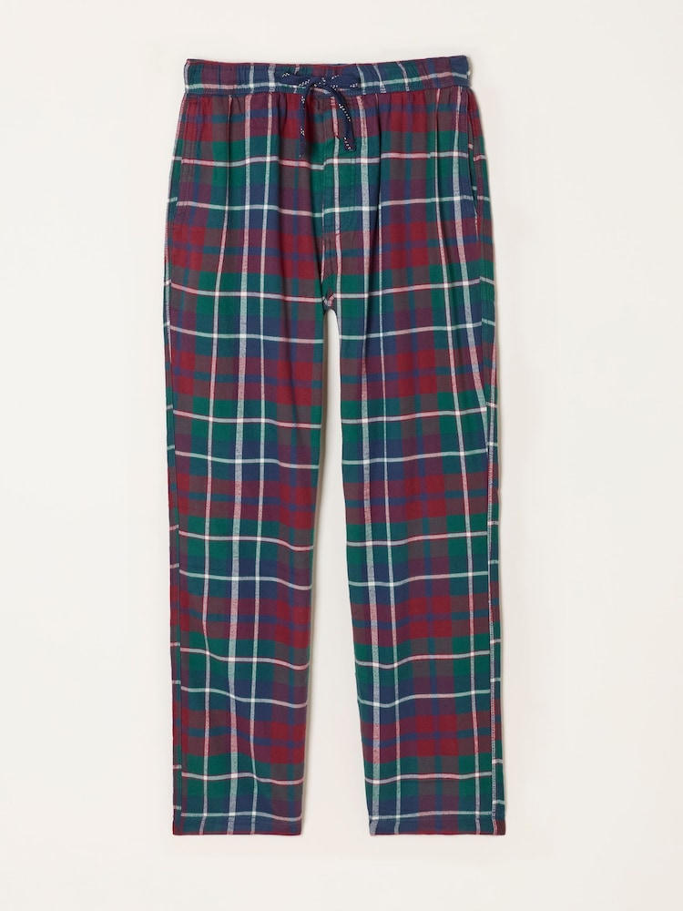 FatFace Moray Burgundy Red Check Pyjama Bottom - Image 6 of 6 FatFace Moray Burgundy Red Check Pyjama Bottom - Image 6 of 6