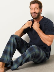 FatFace Broome Check Pyjama Bottom - 2의 이미지 1