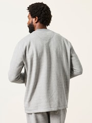 FatFace Grey Melrose Long Sleeve Lounge Top - Image 2 of 7