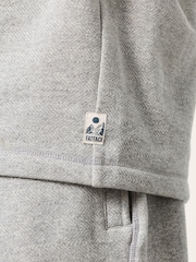FatFace Grey Melrose Long Sleeve Lounge Top - Image 3 of 7