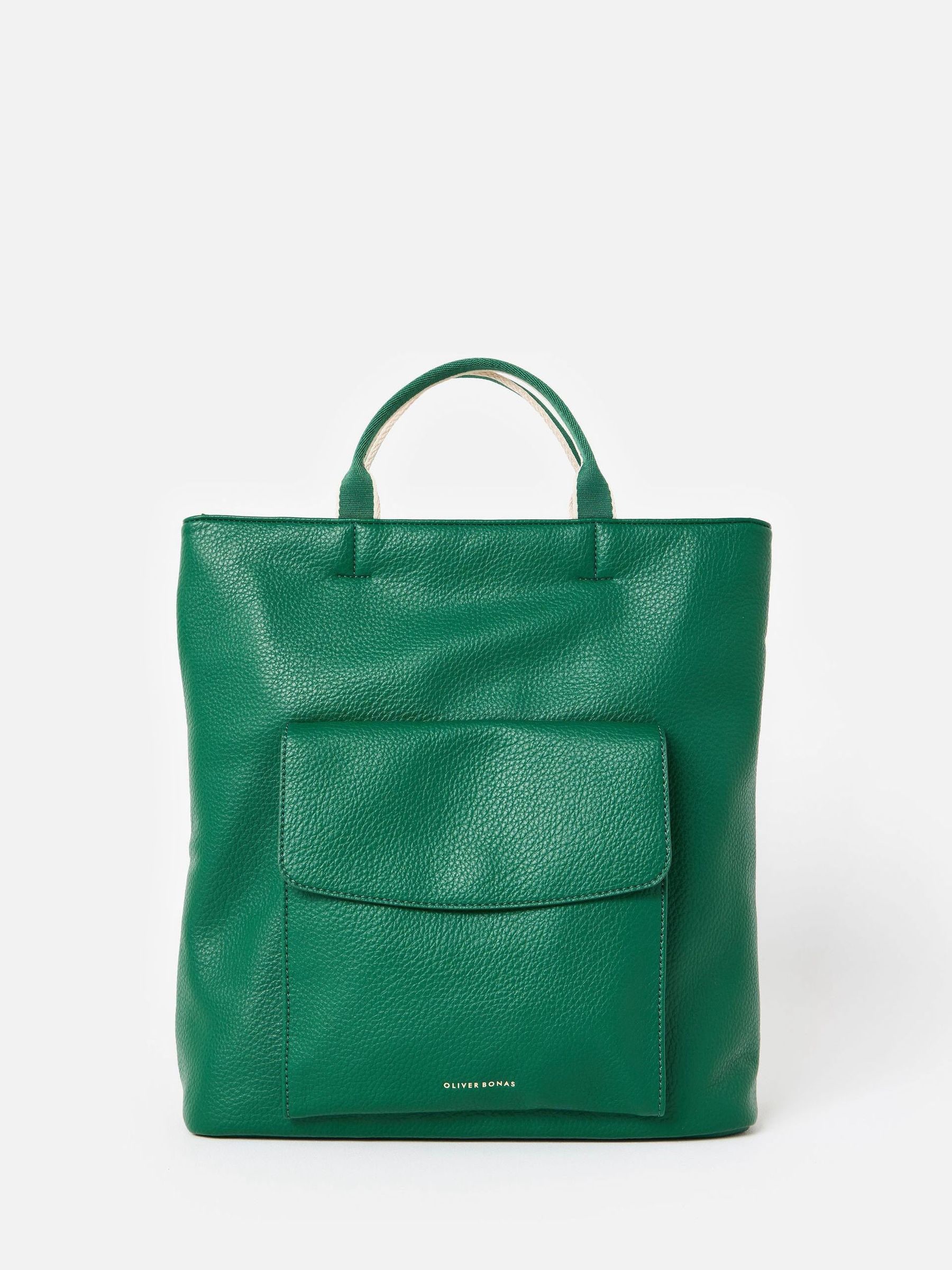 Buy Oliver Bonas Green Jackie Front Pocket Backpack from the Next