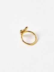 Oliver Bonas Gold Tone Billie Stainless Steel Waterproof Heart Ring - Image 3 of 4
