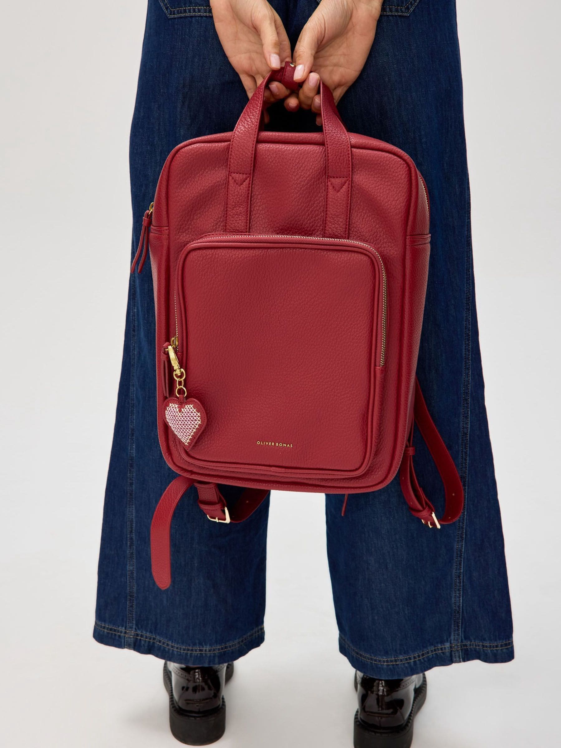 Buy Oliver Bonas Red Mami Backpack from Next USA