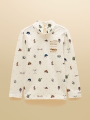 Joules Official Burghley Kids Mock Neck Top - תמונה 1 מתוך 5
