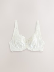 Chocolate Brown/Cream DD+ Non Padded Full Cup Modal & Lace Bras 2 Pack - Image 2 of 5