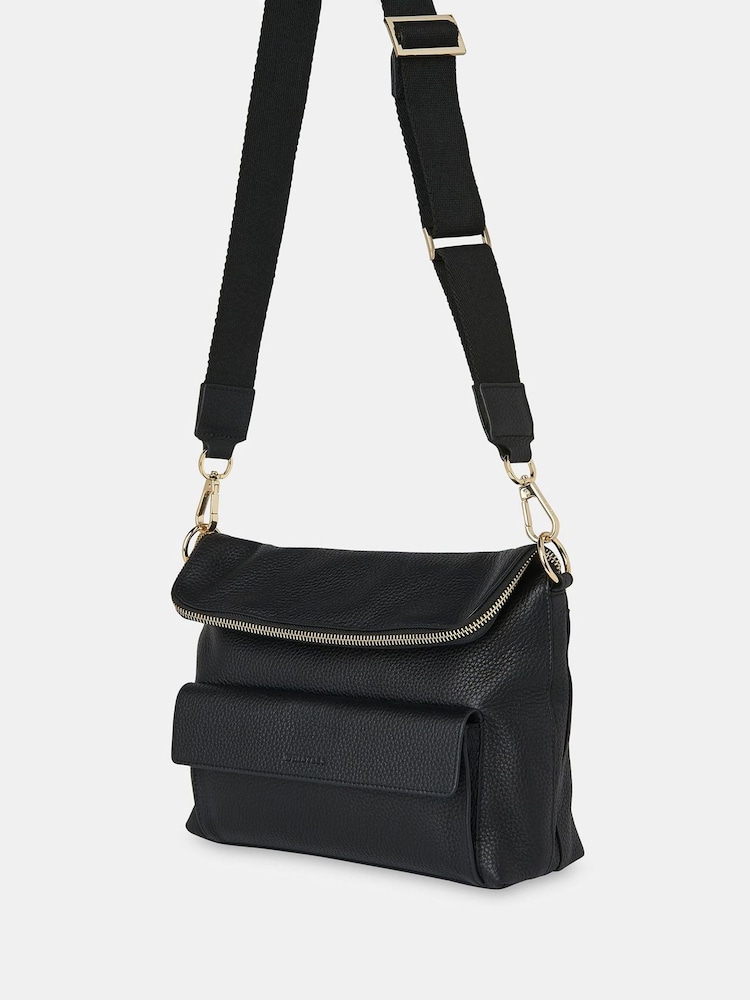 Whistles Black M Vida Cross-body Bag - Image 2 of 4 Whistles Black M Vida Cross-body Bag - Image 2 of 4