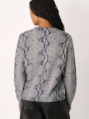 Whistles Animal Wool Crew Neck Knit Jumper - Image 2 of 5