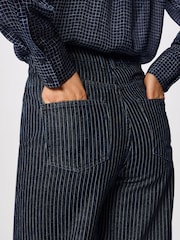 Whistles Blue Authentic Stripe Jeans - Image 4 of 5