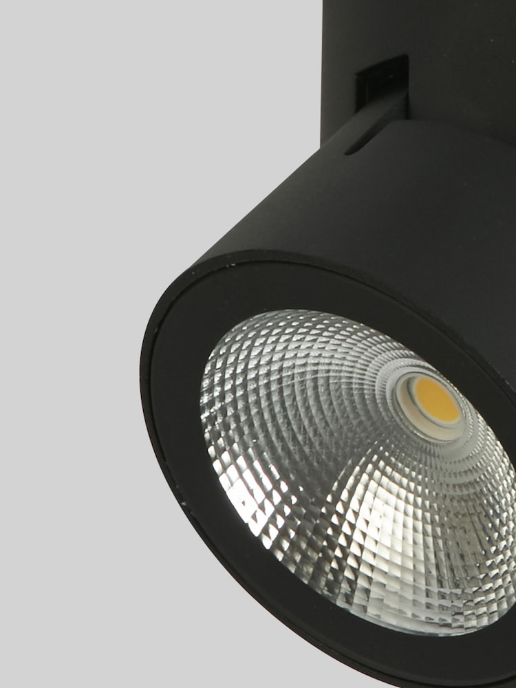 Searchlight Black Aluminium Wall Light - Image 2 of 4 Searchlight Black Aluminium Wall Light - Image 2 of 4