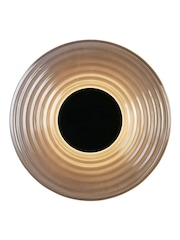 Searchlight Black and Smoke Circular Glass Wall Light - Image 4 of 5