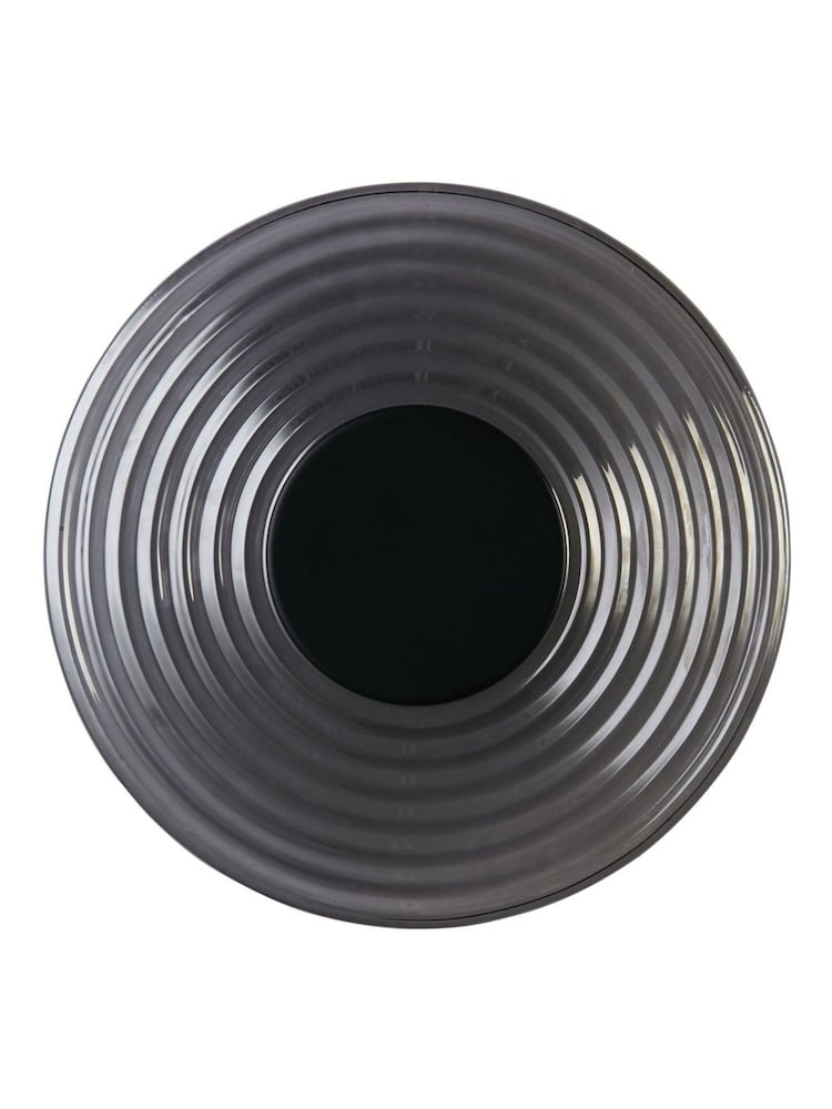 Searchlight Black and Smoke Circular Glass Wall Light - Image 5 of 5
