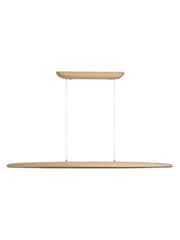 Searchlight Natural LED Wood Pendant Ceiling Light - Image 3 of 4