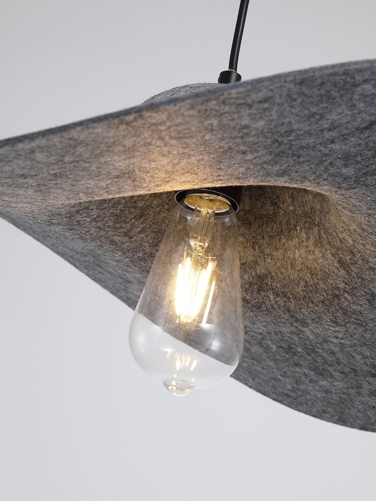 Searchlight Black 1 Pendant Ceiling Light - Image 2 of 4