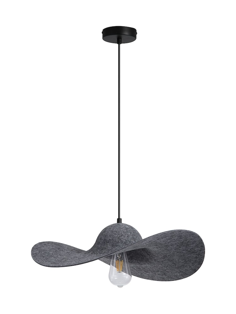 Searchlight Black 1 Pendant Ceiling Light - Image 4 of 4
