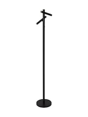 Searchlight Matt Black Rechargeable 2 Light Metal Floor Lamp - Image 4 of 4