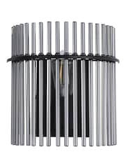 Searchlight Black and Smoke 1 Glass Rod Wall Light - Image 5 of 5