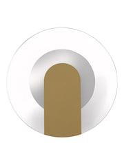 Searchlight Gold Glass Circular Wall Light - Image 3 of 5