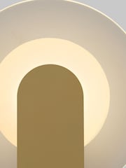 Searchlight Gold Glass Circular Wall Light - Image 4 of 5