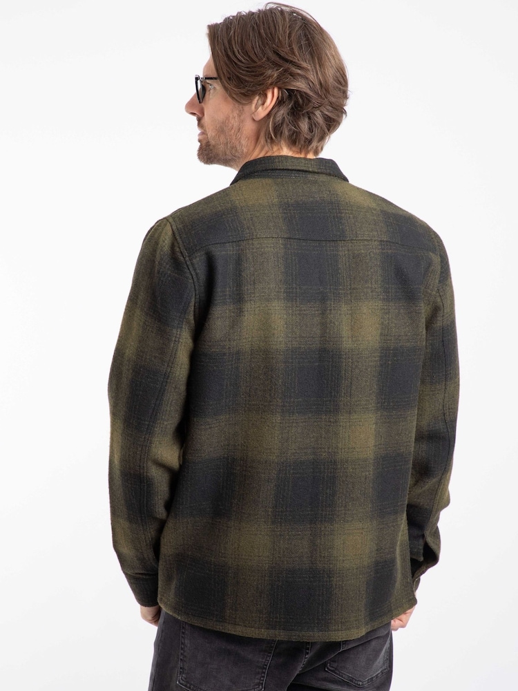 Weird Fish Green Ryburn Check Over Shirt - Image 2 of 8 Weird Fish Green Ryburn Check Over Shirt - Image 2 of 8